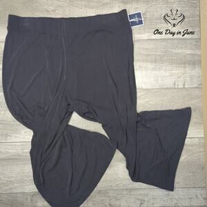 Kaari Blue Comfort Waist Wide Leg Crop Pants Size 2X